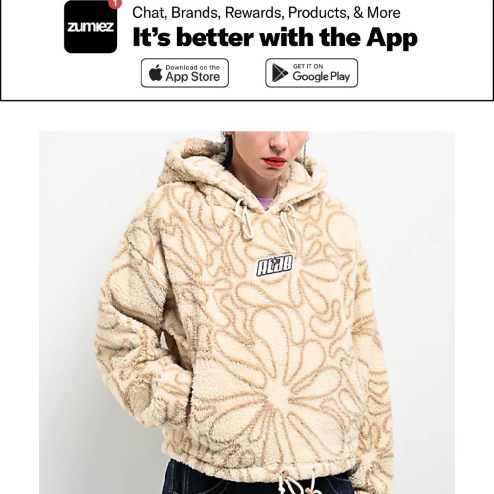 Cream Teddy Jacket with Hood and Plush Texture